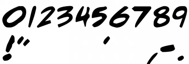 adam warren 0.2 Bold フォント その他の文字