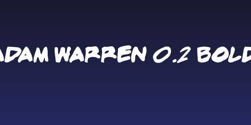 adam warren 0.2 Bold Social Header