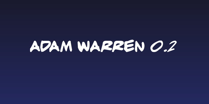 adam warren 0.2 Social Header