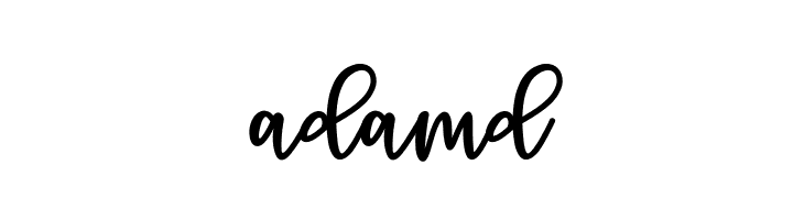 adamd  font caratteri gratis