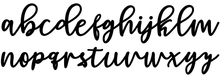 adamd Font LOWERCASE