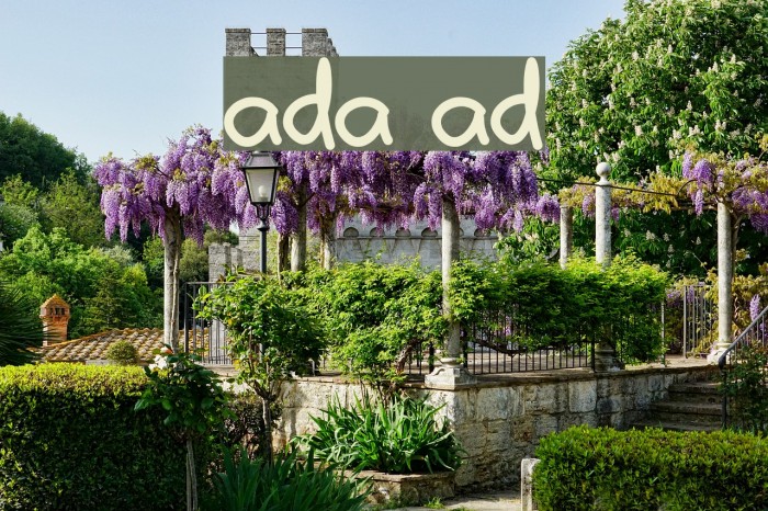 adams hand Font examples