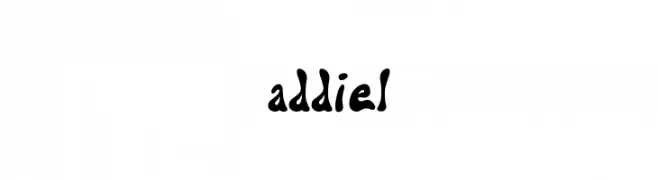 addiel  Frei Schriftart Herunterladen