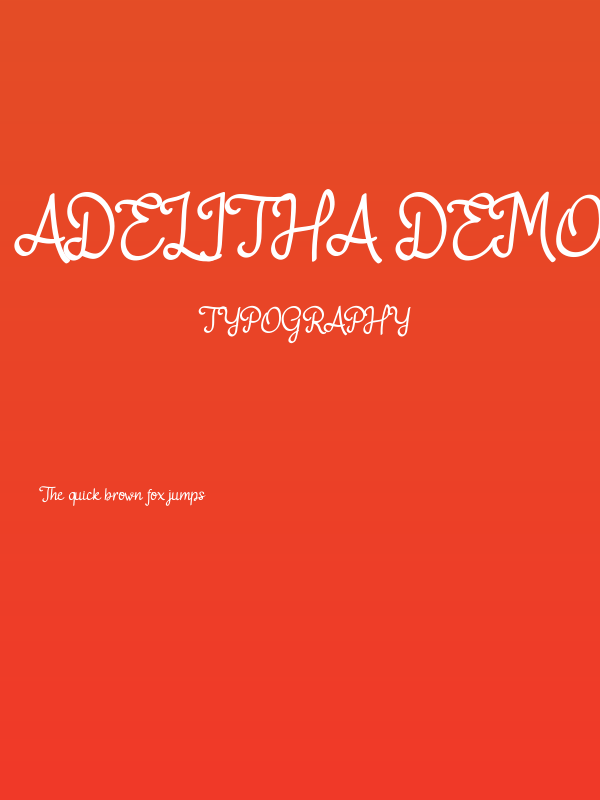 adelitha demo Regular Poster