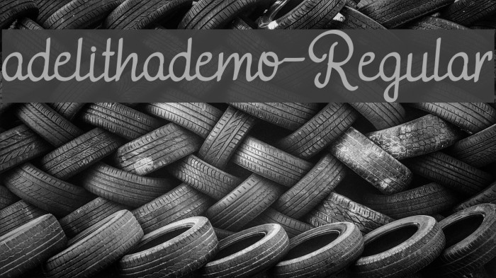 adelithademo-Regular Font examples