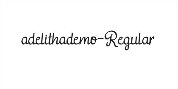 adelithademo-Regular Logo