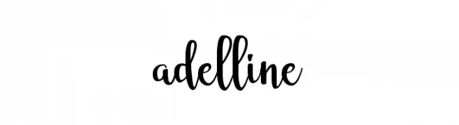 adelline  フリーフォントのダウンロード