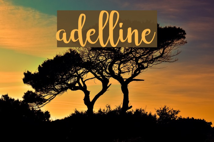 adelline Font examples