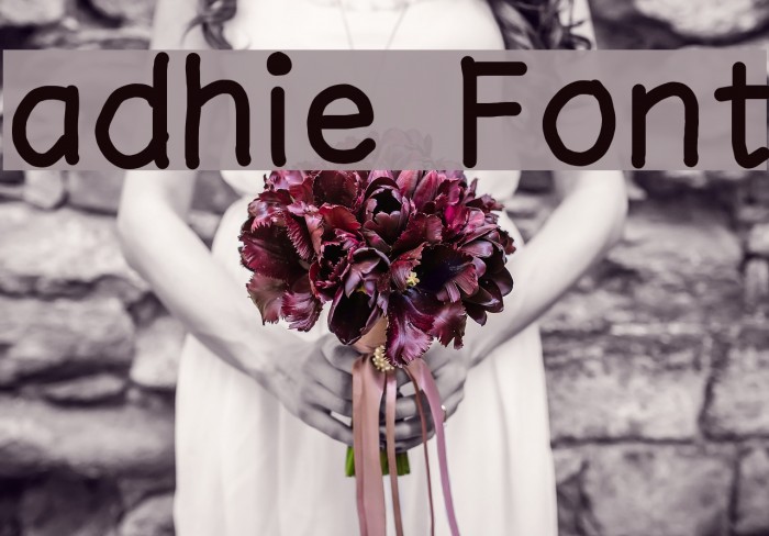 adhie Font examples