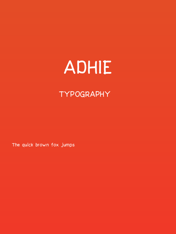 adhie Poster