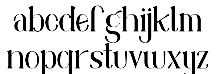 adhiyasa-demo Regular Font LOWERCASE