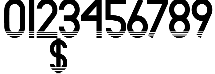 adidog 3 stripe DEMO Font OTHER CHARS