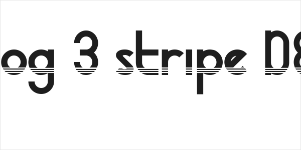 adidog 3 stripe DEMO Logo