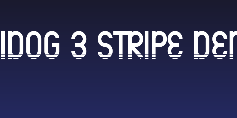 adidog 3 stripe DEMO Social Header