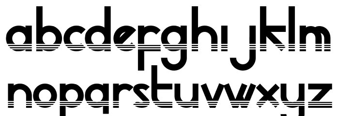 adidog 3 stripe DEMO Font LOWERCASE