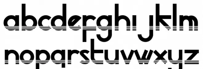 adidog 3 stripe DEMO फ़ॉन्ट लोअरकेस