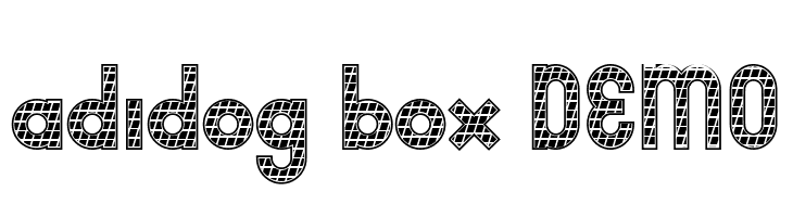 adidog box DEMO Font - FFonts.net