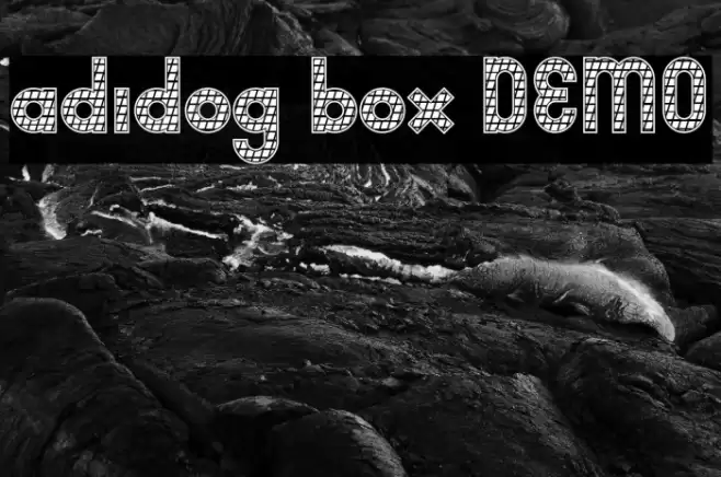 adidog box DEMO خط examples