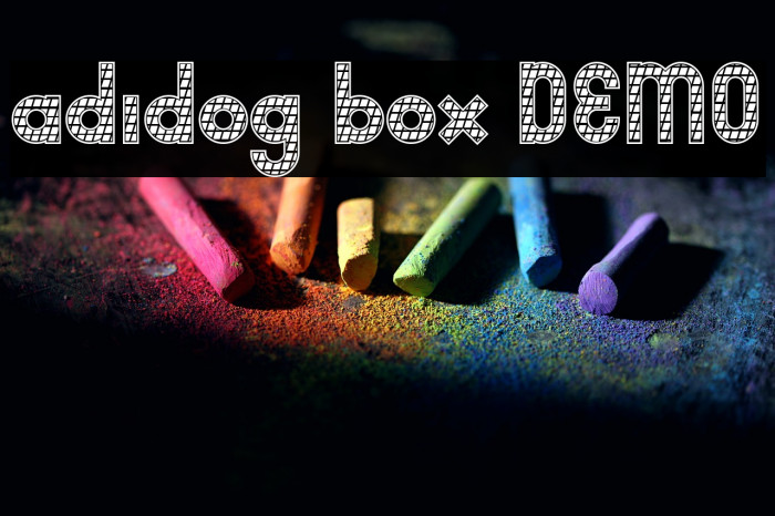 adidog box DEMO Example 3