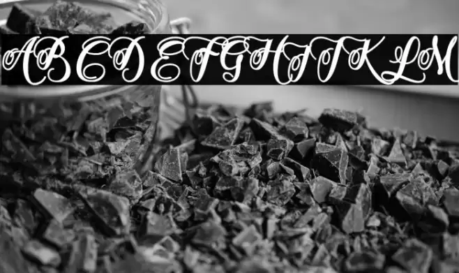 adinda script Font examples