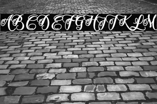 adinda script Font examples