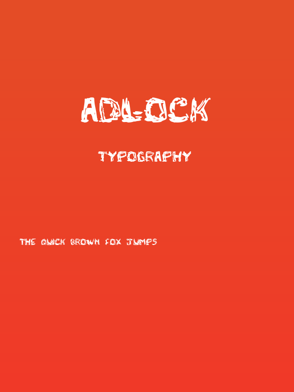 adlock Poster