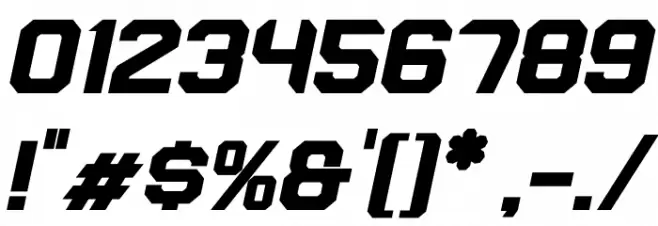 adrenal Font OTHER CHARS