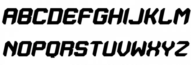 adrenal Font UPPERCASE