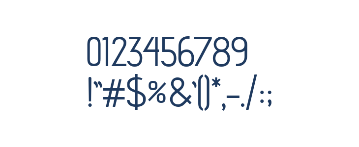 advent Bold Other Characters