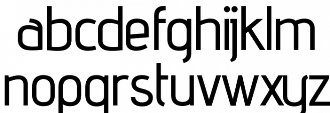 advent Extra Bold फ़ॉन्ट लोअरकेस