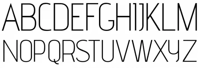 advent Extra Light Font Litere mari