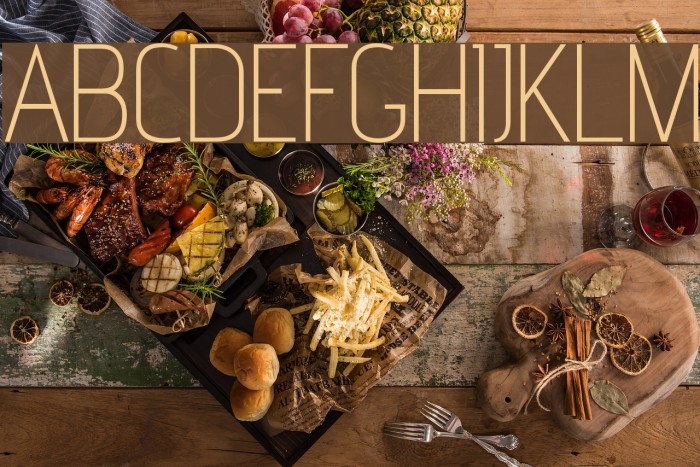 advent Extra Light Font examples