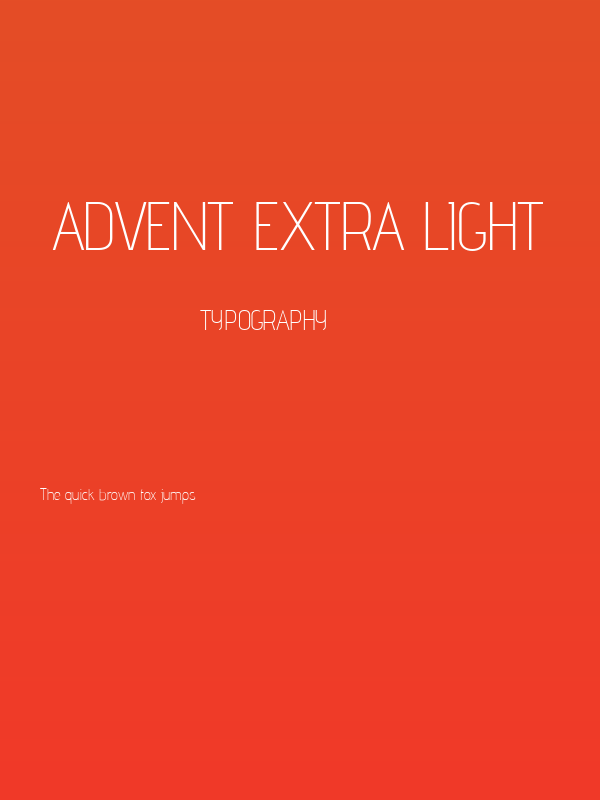 advent Extra Light Poster