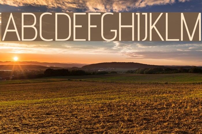 advent Light Font examples