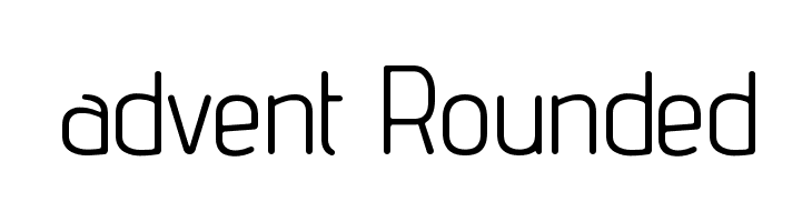 advent Rounded  font caratteri gratis