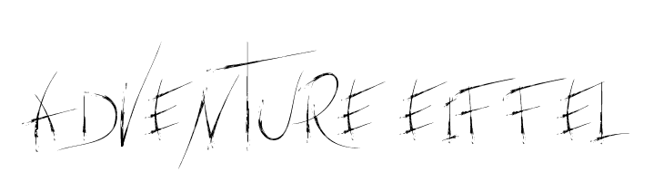 adventure Eiffel Font