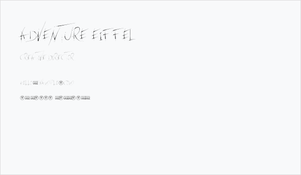 adventure Eiffel Business Card