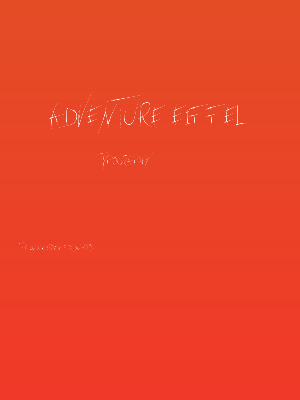 adventure Eiffel Poster