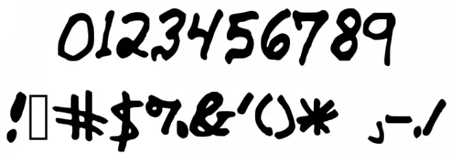 advertisingphilfont Font OTHER CHARS