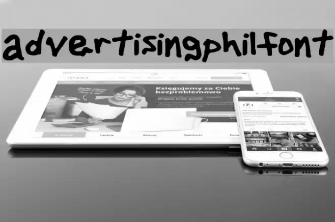 advertisingphilfont Font examples