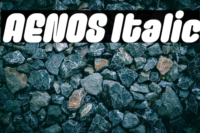 AENOS Italic Example 3