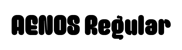 AENOS Regular  Free Fonts Download