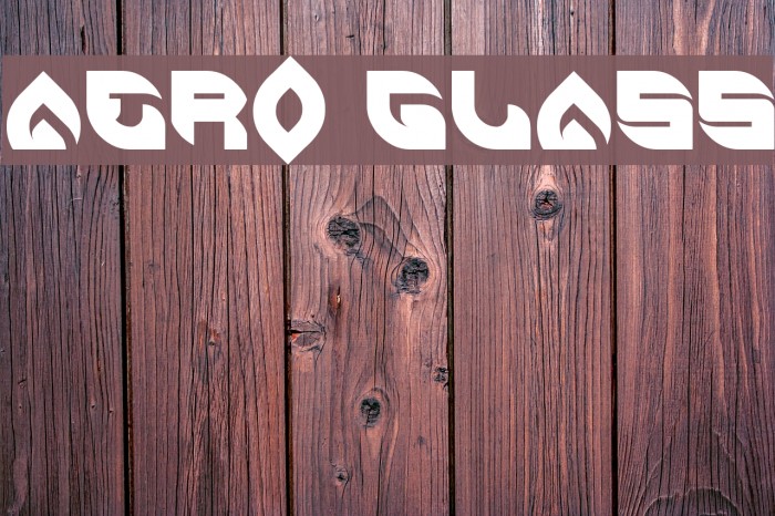 AERO GLASS Font examples