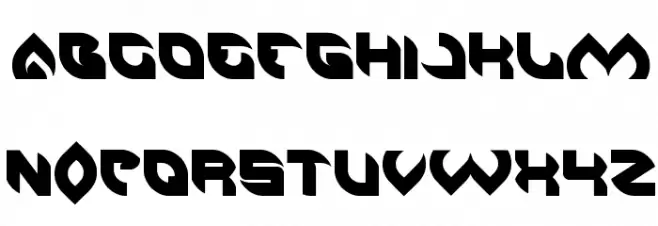 AERO GLASS Font UPPERCASE