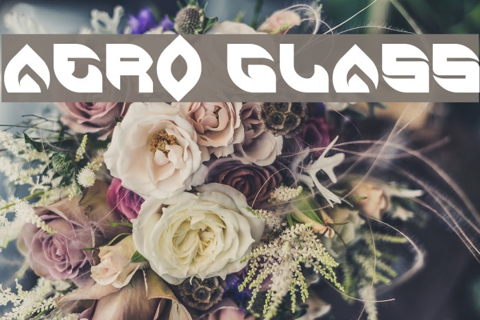 AERO GLASS Font examples