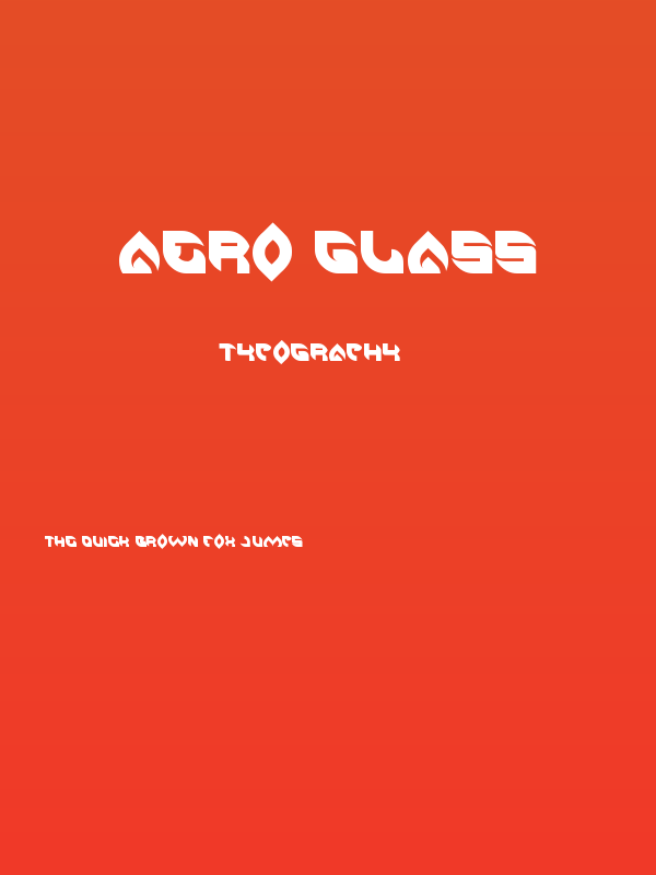 AERO GLASS Poster
