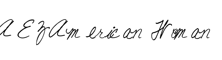AEZ American Woman  font caratteri gratis