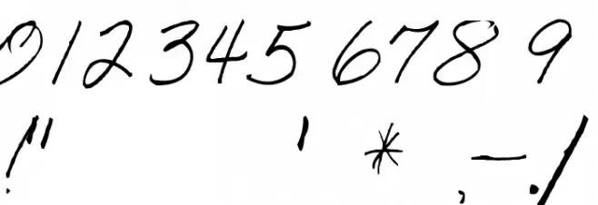 AEZ American Woman Font OTHER CHARS