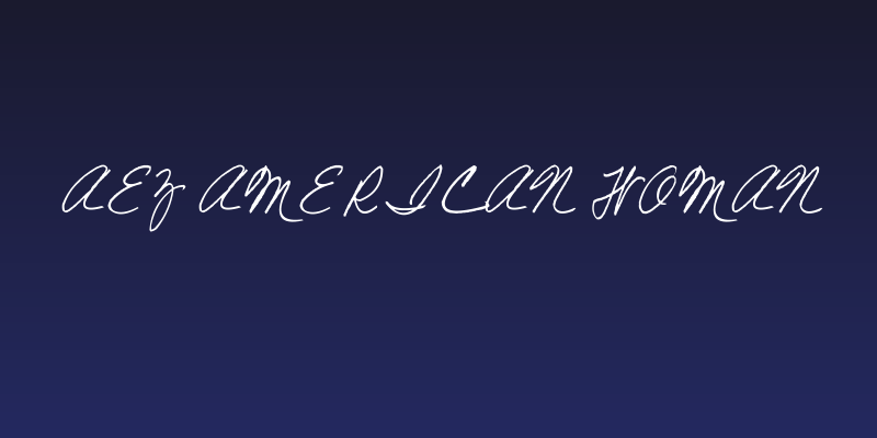 AEZ American Woman Social Header