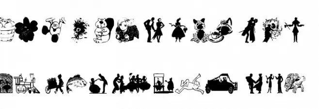 AEZ April Fool's Day dings フォント 大文字